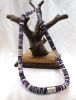 Large Wampum Rondell Necklace