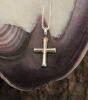 Mini Sterling Silver Cross Necklace