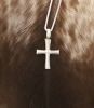 Mini Sterling Silver Cross Necklace