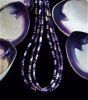 Wampum Bead 3-strand Necklace