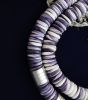 Large Rondelle Beads Wampum Necklace