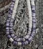 Large Rondelle Beads Wampum Necklace