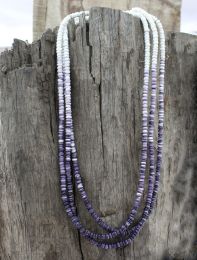 Wampum 'Corn Beads' 3-Strand Necklace