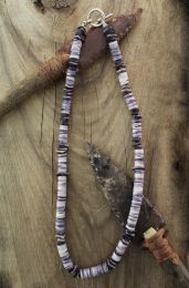 Wampum Wafer Bead Necklace