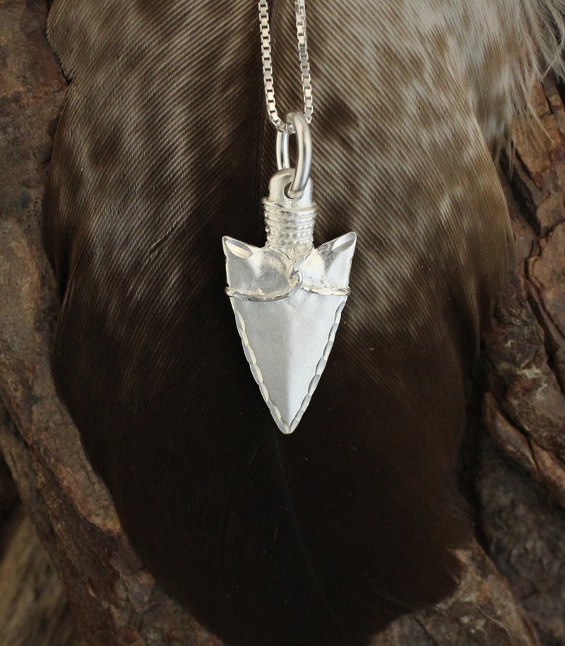 Silver Arrowhead Necklace — Van Lee Designs