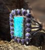 Opal & Wampum Cuff Bracelet