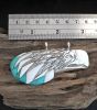 Turquoise Eagle Head Pendant