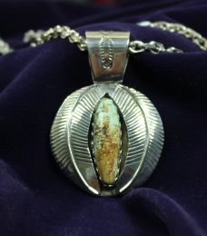 Variscite Medallion Pendant