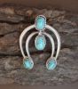 Turquoise Naja Shape Pendant