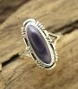 Medium Oval with Designed Edge Wampum Ring