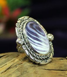 Tribal Design Wampum Ring