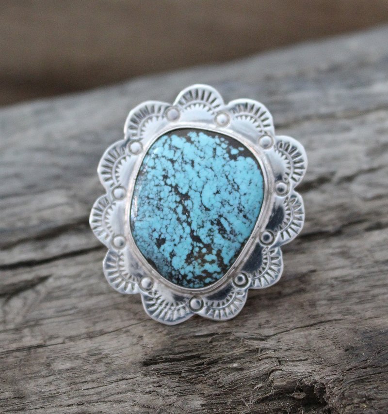 Large turquoise store ring