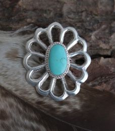 Silver Flower Ring 1