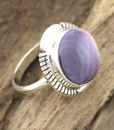 Round Cabochon Wampum Ring