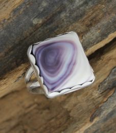 SQUARE WAMPUM RING