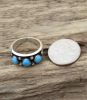 THREE ROUND NUGGETS TURQUOISE RING