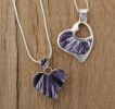 Heart with Inlay Wampum Necklace