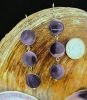 3 Disc Wampum Earrings