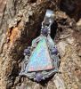 XL Opal Wampum Pendant
