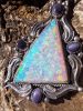 XL Opal Wampum Pendant