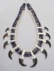 'The Chief is Present' Bear Claw Wampum Necklace