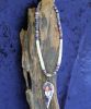 Red Bird Lost Its Feather In The Rain Wampum Necklace