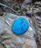Medium Round Oval Turquoise Bracelet