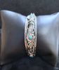 Dainty Turquoise Flower Cuff