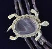 Seven Large Turtles Wampum Necklace